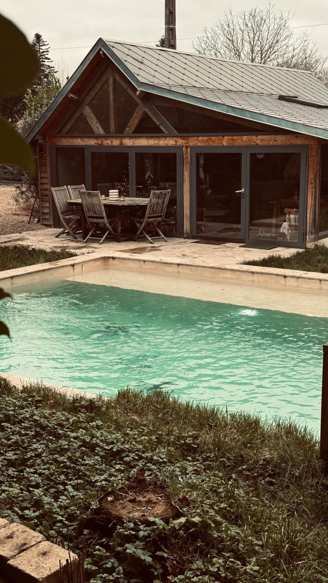 Cottage Normand Avec Sa Grande Piscine Chauffee Toute L Annee Sur Parc Arbore Et Clos En Plein Coeur De La Campagne Adapte Aux Kids Et Dog Friendly Saint-Antonin-de-Sommaire 外观 照片