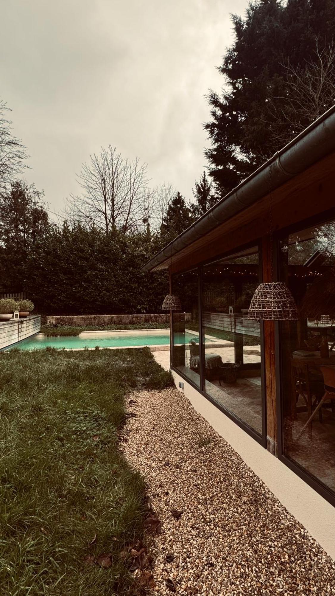 Cottage Normand Avec Sa Grande Piscine Chauffee Toute L Annee Sur Parc Arbore Et Clos En Plein Coeur De La Campagne Adapte Aux Kids Et Dog Friendly Saint-Antonin-de-Sommaire 外观 照片